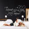 Grandora Wall Decal “Don’t Dream Your Life, Live Your Dream!” + Stars, Dark Blue, 58 x 23 cm view 3