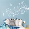 Grandora XXL Wall Decal, Floral Vines and Butterflies, Grass Green, 160 x 69 cm, W1073 view 3