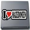 INDIGOS UG I Love Heart Sticker Decal Laptop Skin 297 mm I Love Macedonia view 1
