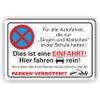 Fassbender-Druck SINGEN & KLATSCHEN 03 / No Parking Sign (3 Gren) (400 x 600 mm) view 1
