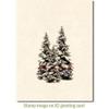 Deep Red Stamps Cling Stamp, Winter Pines, 3-1/4 x 2-1/4 in view 3