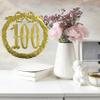 Anniversary Number 100, 24 cm, Gold, Anniversary Wreath view 2