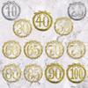 Anniversary Number 100, 24 cm, Gold, Anniversary Wreath view 4