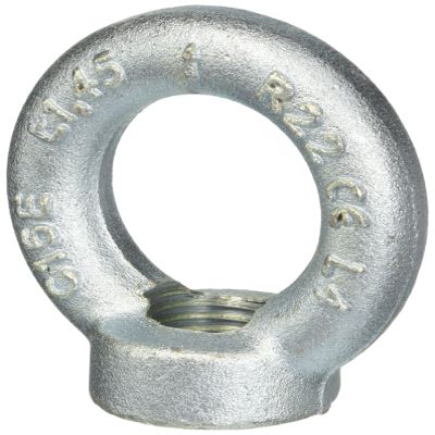 Beta 80420422 Model 8042E ZM22 Eye Nut, DIN 582, Zinc-Plated, M22