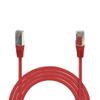 Waytex 33523 Shielded CAT6 RJ45 Network Cable, 5 m, Red view 1