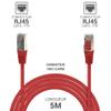 Waytex 33523 Shielded CAT6 RJ45 Network Cable, 5 m, Red view 2