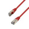 Waytex 33523 Shielded CAT6 RJ45 Network Cable, 5 m, Red view 4
