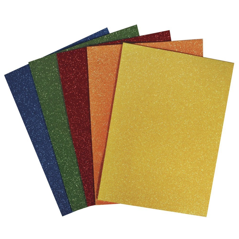 Rayher - 30172999 - Crepla Sheet, 15x22x0.2cm, 5 Colors, Pack of 5