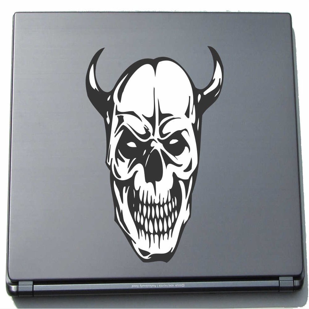 INDIGOS UG Demon Skull Laptop Sticker 131 x 150 mm