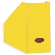 10 Magazine File Holders, A4, Yellow