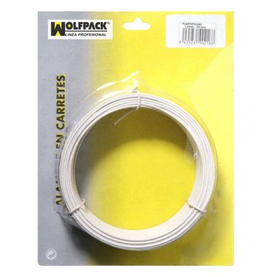 Maurer 1010087 Plastic-Coated Wire, 1.2 mm, White