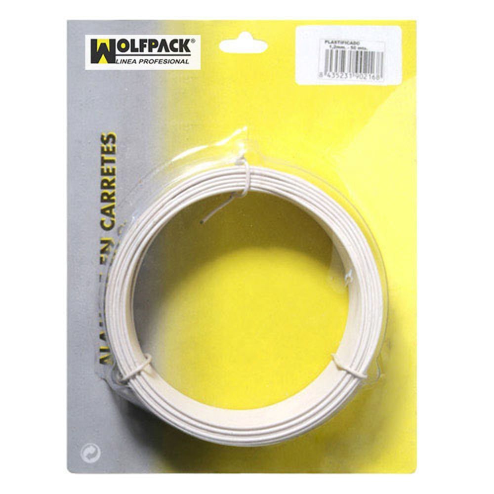 Maurer 1010087 Plastic-Coated Wire, 1.2 mm, White