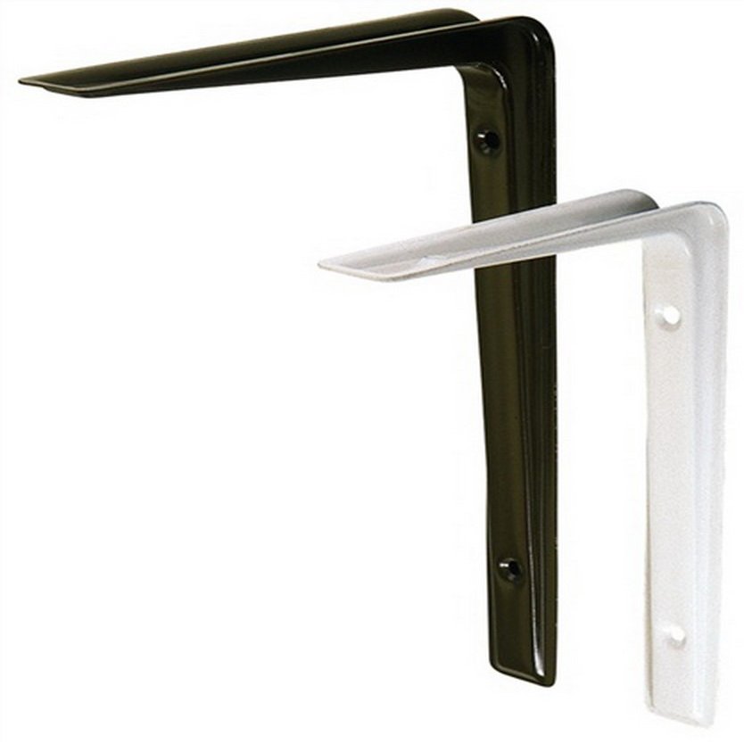 Screw-On Bracket, Length 190 mm, Height 270 mm, Load Capacity 32 kg, Sheet Steel