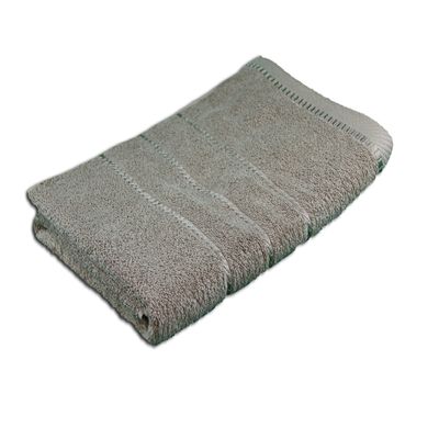Gzze Berlin Bath Towel, 100% Cotton, 70 x 140 cm, Taupe