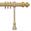 iso-design Filigrano Wooden Curtain Rod, 28 mm Diameter, Pine, Multiple Sizes, 360 cm Center-Split view 1