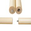 iso-design Filigrano Wooden Curtain Rod, 28 mm Diameter, Pine, Multiple Sizes, 360 cm Center-Split view 2