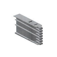 Upmann T-Shaped Masonry Joint Vent for Solid Bricks, White, RAL 9010