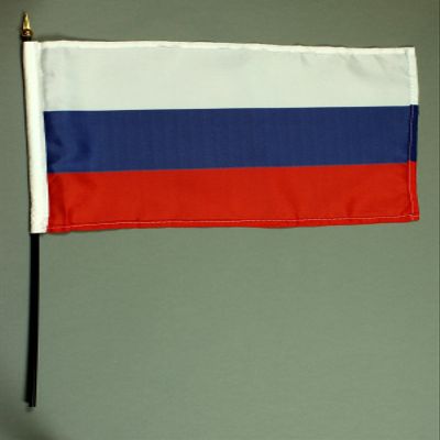 Buddel-Bini Ruland Hand/Table Flag, 20 x 30 cm, with 42 cm PVC Pole