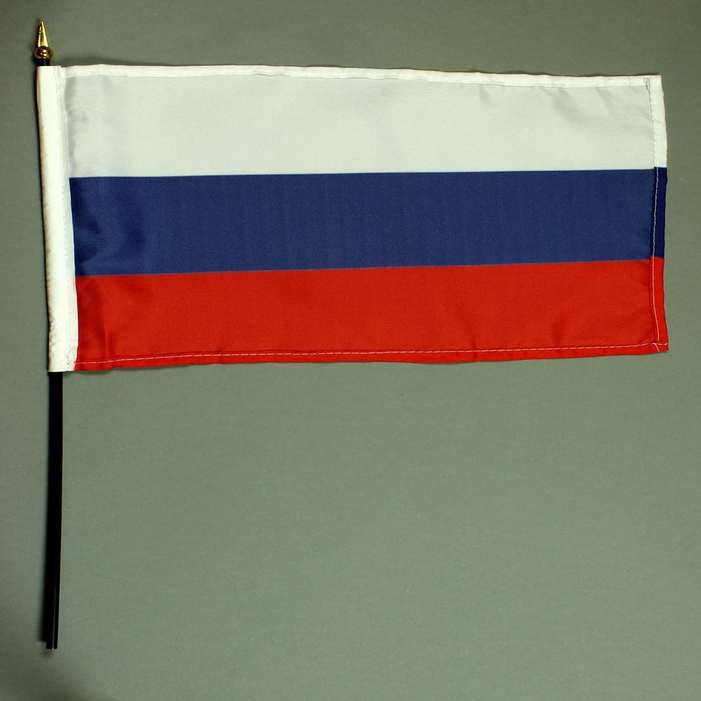 Buddel-Bini Ruland Hand/Table Flag, 20 x 30 cm, with 42 cm PVC Pole
