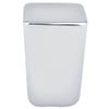 Furniture knob, 15 mm wide, 15 mm high, polished chrome-plated die-cast zinc view 1