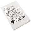 Primitives by Kathy LOL Made You Smile Dish Towel, Cotton, 28 x 28 in, Grab the Vodka view 1