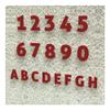 Colours-Manufaktur House Letter F, Modern Font, 20–30 cm, RAL 3001 Glossy Signal Red, 30 cm view 2