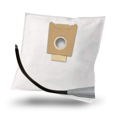 MisterVac | 10 Vacuum Cleaner Bags + Flexible Nozzle for Bosch BGL3C235 GL-30