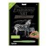 Royal Brush Silver Foil Engraving Kit, 8 x 10 in, Zebras view 1