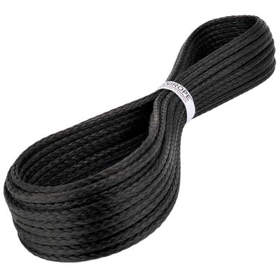 Kanirope Dyneema PRO Rope 10 mm, 25 m, Black, 12-Strand Braided