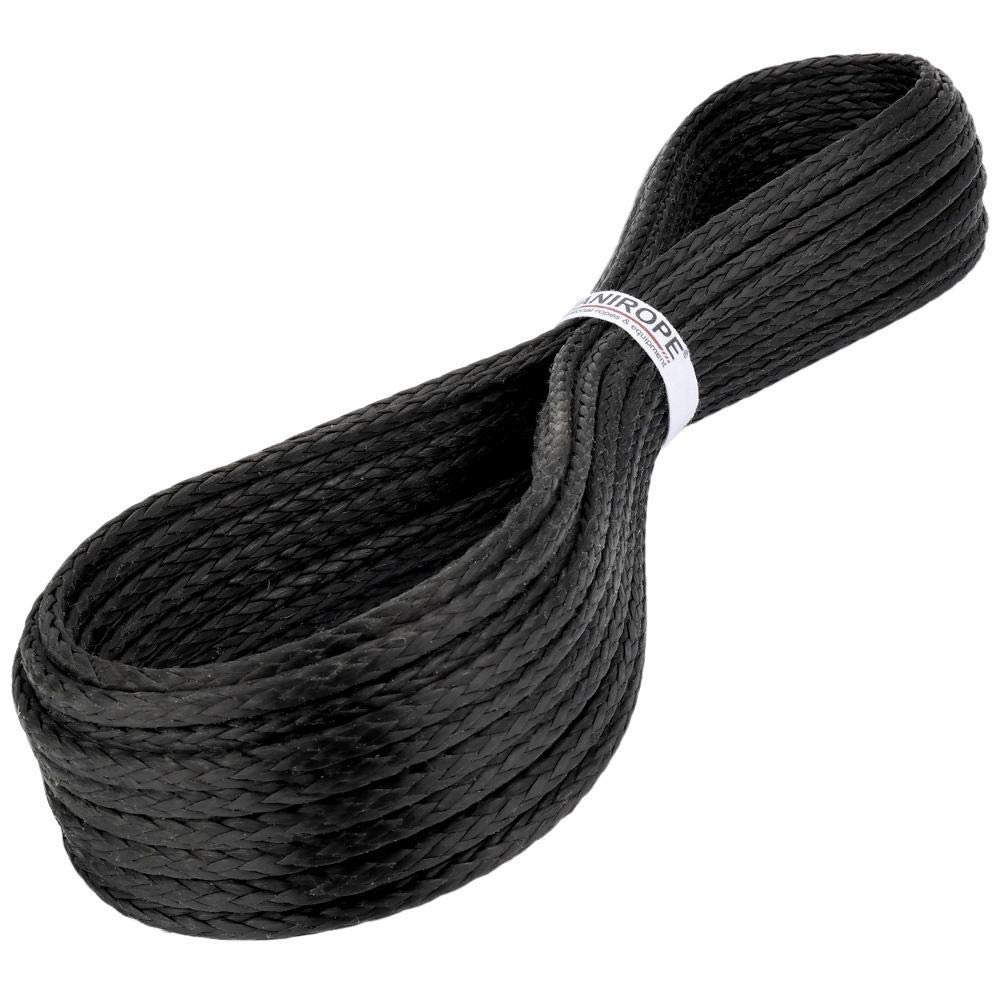 Kanirope Dyneema PRO Rope 10 mm, 25 m, Black, 12-Strand Braided