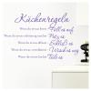 Grandora Kitchen Rules Wall Decal | Lavender | 94 x 58 cm | Removable Self-Adhesive | W957 view 1