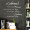 Grandora Kitchen Rules Wall Decal | Lavender | 94 x 58 cm | Removable Self-Adhesive | W957 view 4