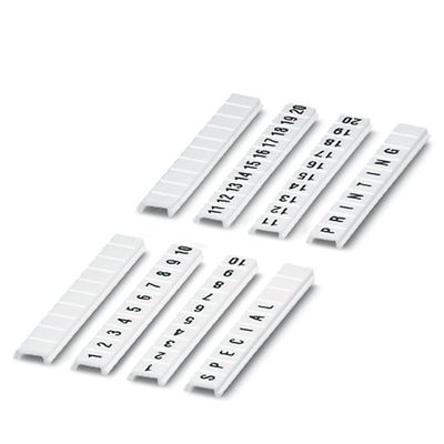 Phoenix Contact Zack marking strips for 3.5 mm terminal blocks, pack of 10