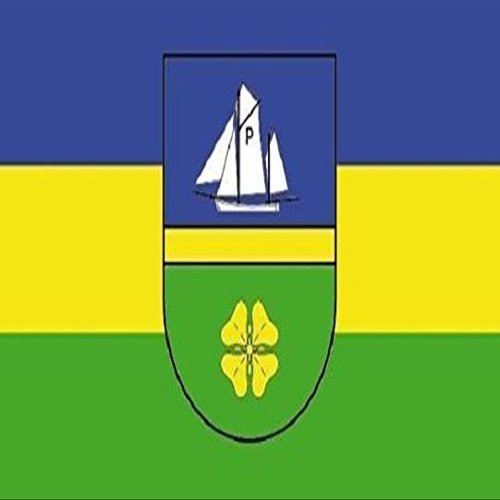 U24 Island of Poel Boat Flag, Premium Quality, 80 x 120 cm