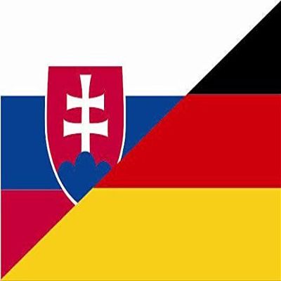 U24 Slovakia–Germany Boat Flag, Premium Quality, 100 x 150 cm