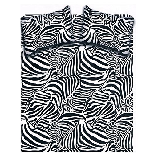 MB Double Bed Bedding Set, Zebra Design