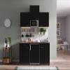 respekta Oliver KB150EYSMIC Kitchen Unit, Black, 150 cm Wide, with Appliances view 2