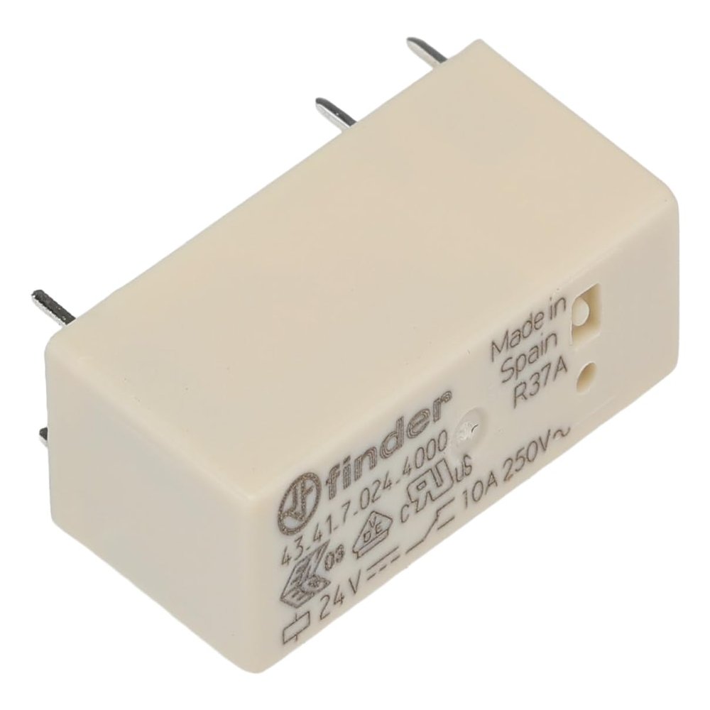 Finder Series 43 Relay, 3.2 mm Changeover, AgSnO2, 24 VDC, Sensitive