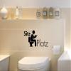 Grandora Toilet Sticker Pictogram – Toilet Seat, Light Orange, 26 x 13 cm view 3
