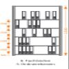 Regalwerk Broregal Light Gray RAL 7035, B3-56109-60 view 3
