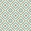 Modern GMM Modern Living Diamond Green Wallpaper with Red Check Pattern – Sample 20 x 46.5 cm view 3