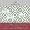 Modern GMM Modern Living Diamond Green Wallpaper with Red Check Pattern – Sample 20 x 46.5 cm view 4