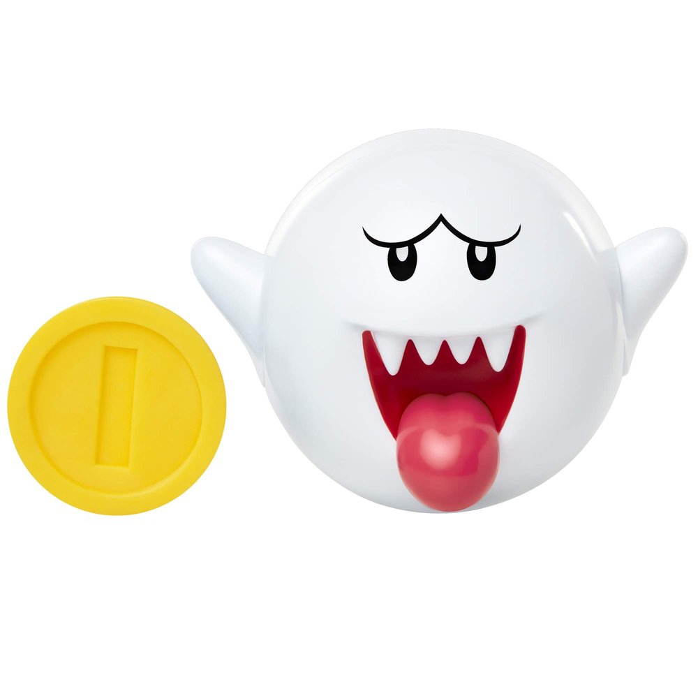 Jakks Pacific Nintendo Super Mario Boo with Coin, 10 cm Figure, Wave 23