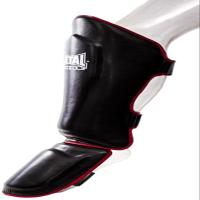 Metal Boxe MB303N Detachable Shin and Foot Guards, Black, XL