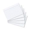 Herlitz Index Cards, A8, Ruled, White, 170 gsm, 12 Packs of 100 view 1