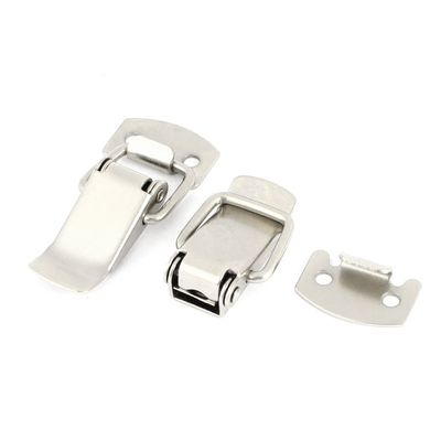 Stainless Steel Spring-Loaded Straight Loop Toggle Latches, 2-Pack