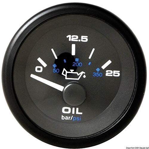 Osculati Pressure Gauge, 0–400 PSI