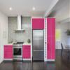 INDIGOS UG Glossy Adhesive Vinyl Film, Pink 41, 100 cm High view 2