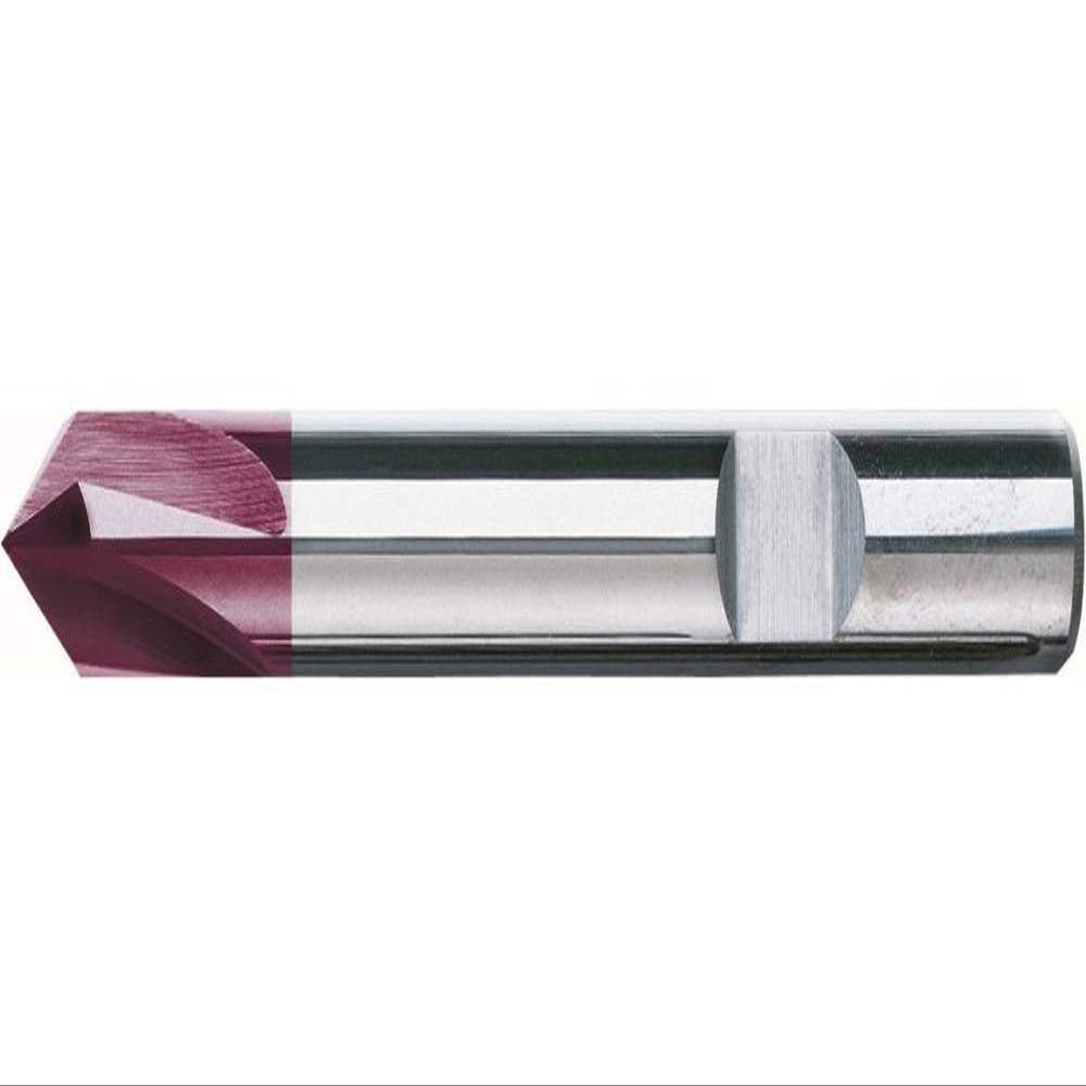 FORMAT DIN 6527 Solid Carbide TiAlN Deburring Cutter, 90°, 8 mm