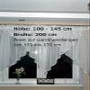 Ready-Made Voile Curtain with Gathering Tape, Modern Design, Brown Trim view 3